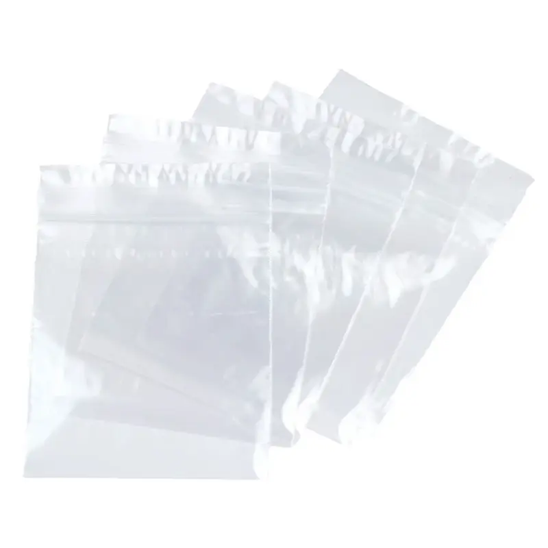 Selection Of Clear Polythene Sealable Plastic Zip Lock Grip Seal Bags 2