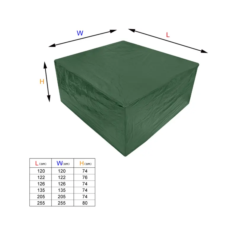 Sundaze Garden Patio Furniture Cover Outdoor Square Rectangle Round Cover for Rattan Table Sofa 5