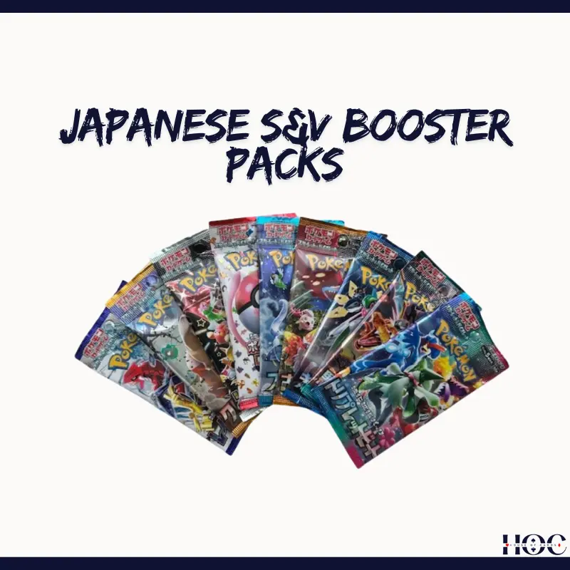 SINGLE BOOSTER PACK LISTING - Pokemon Japanese Booster Packs Pokemon Trading Cards - PICK YOUR SET