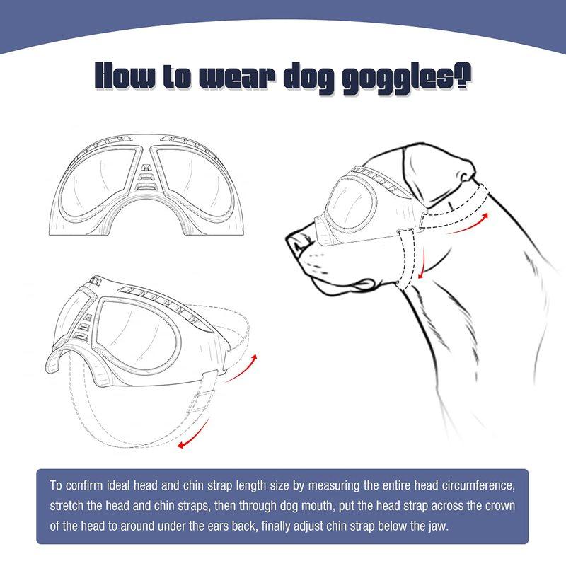 Soft Frame Puppy and Dog Glasses Goggles 3