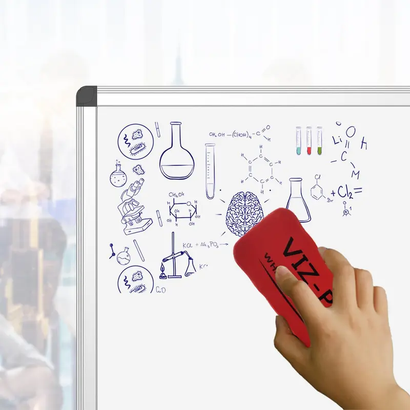 Magnetic Whiteboard with Silver Aluminium Frame, 90x60cm 3
