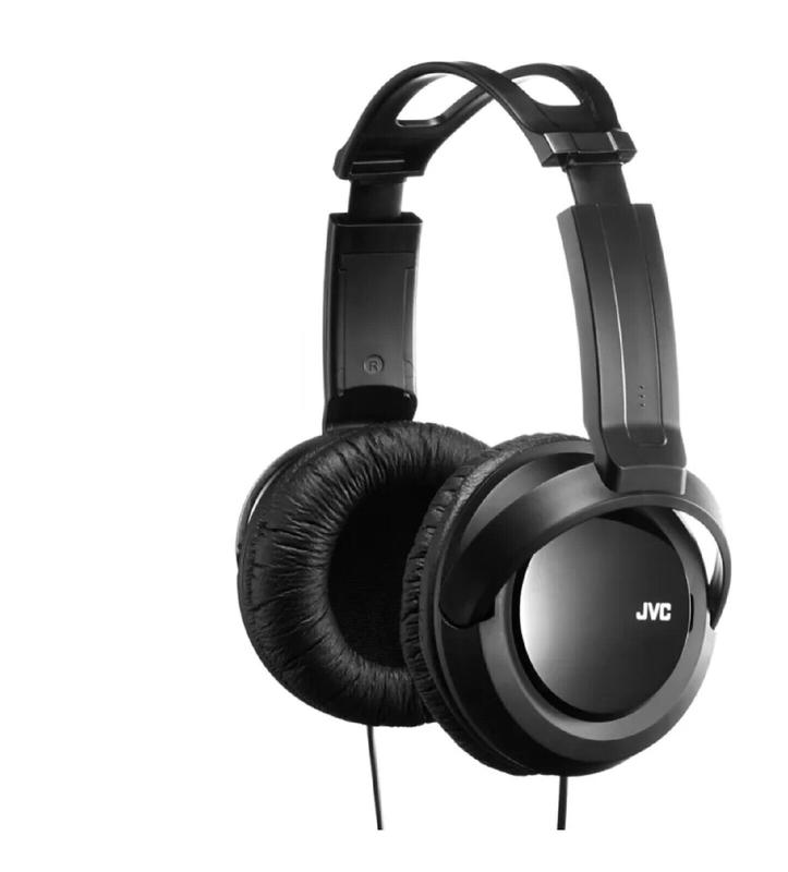 JVC HARX330 Full-Size Over-Ear Stereo Headphones - Black with 2.5M Cord for DJ Audio Earphones Noise Cancellation 4