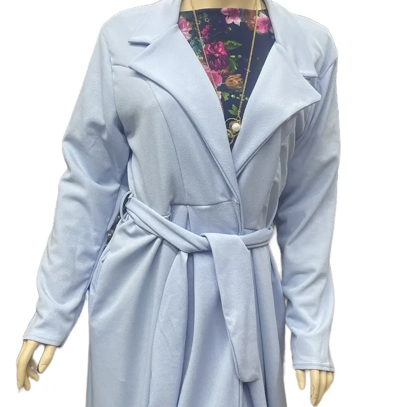 Long all4 season cardigan with belt and pockets With flair bottom uk (8–20) size 7