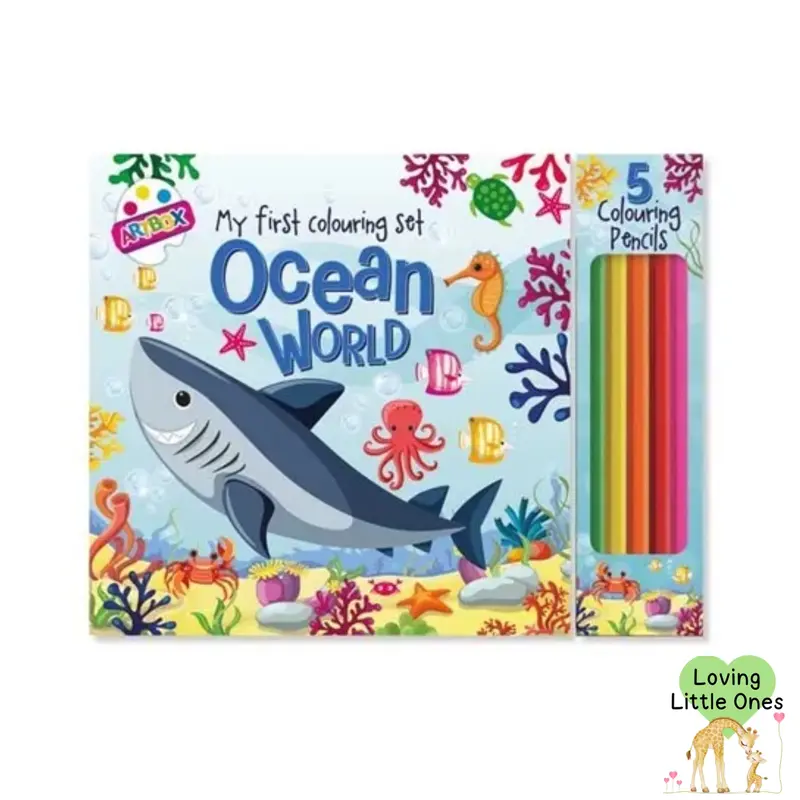 My First Colouring Set for Children - Animal World or Ocean 2