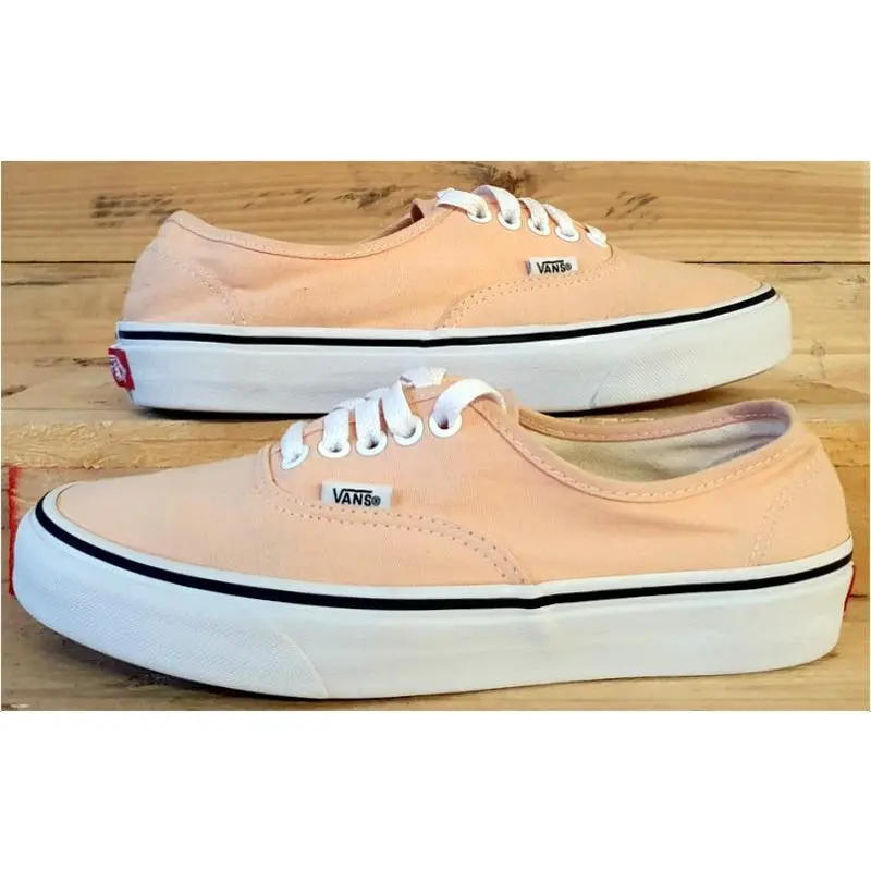 Vans Off The Wall Low Canvas Trainers UK6/US8.5/EU39 751505 Powder Pink/White