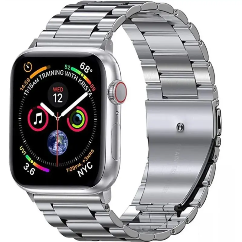 Watch Stainless Steel Strap Metal Bracelet for Series 9 8 7 6 5 4 SE Ultra 3 2 - Wearable Accessories Multicolor 38mm 40mm 41mm 42mm 44mm 45mm 49mm 5