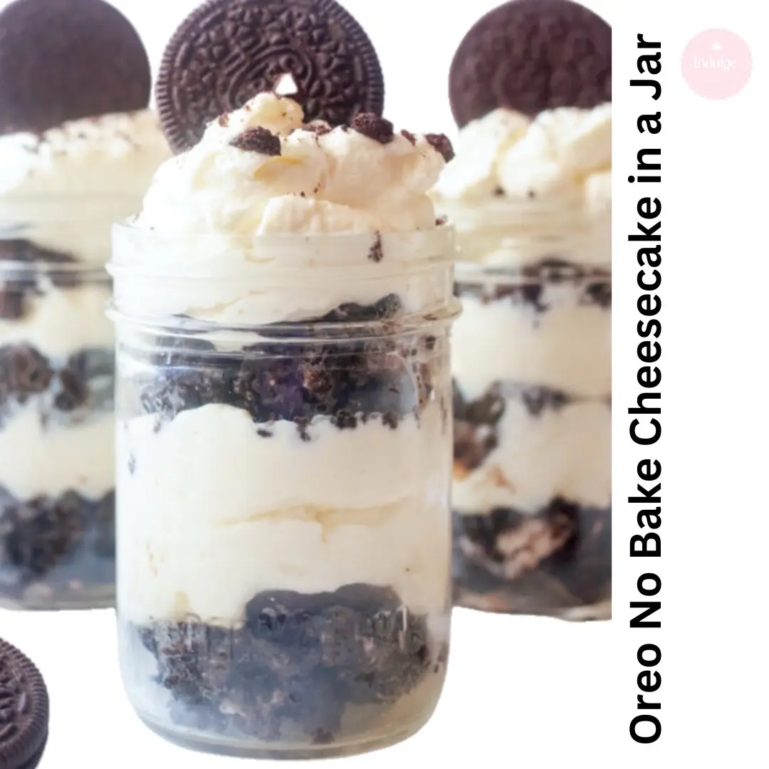 Indulge No Bake Cheesecake in a Jar - Portable, light cream cheese,  with delicious Fillings and Toppings, deserts, Christmas