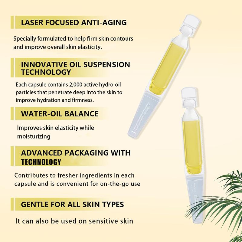 Emergency Repair and Firming Oil-Suspension Serum, Hyaluronic Acid Tubes, Focused Serum for Fine Lines and Wrinkles, Improve Balance, Firmness and Elasticity for Youthful Skin, New Year Gift 5