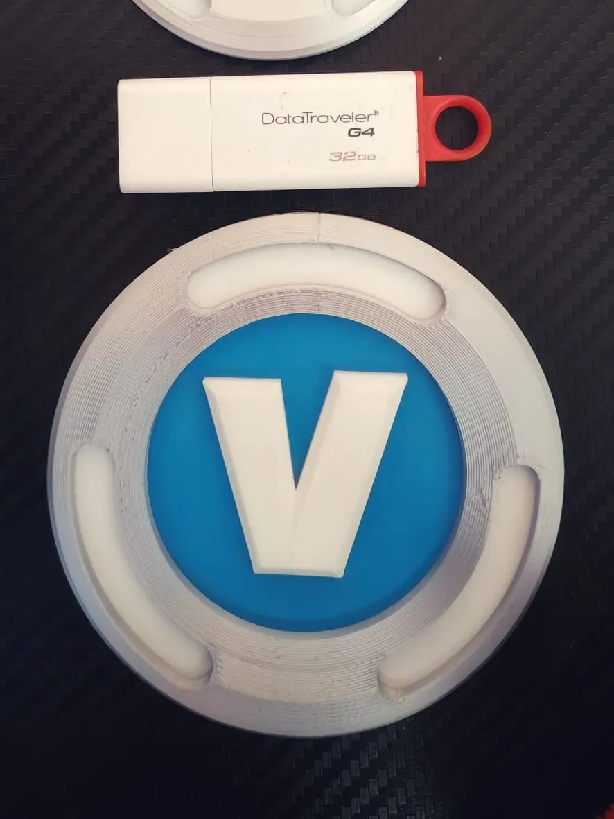 FORTNITE V-BUCK XXL-LARGE 9.3CM FORTNITE VBUCK COLLECTORS ITEM