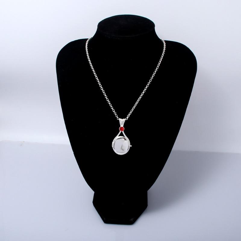 Product Introduction of Anime Peripheral H2O Red Sand Imprint Shell Necklace Girl Mermaid Shell Openable Necklace Ladies Pendant 11