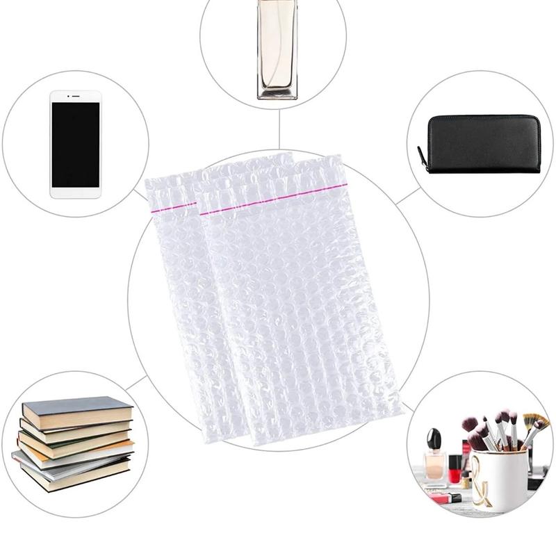 Pack of 200 Bubble Wrap Bags Pouches Plain Envelopes BP1 100mmx135mm (4x5”) UK Made 3