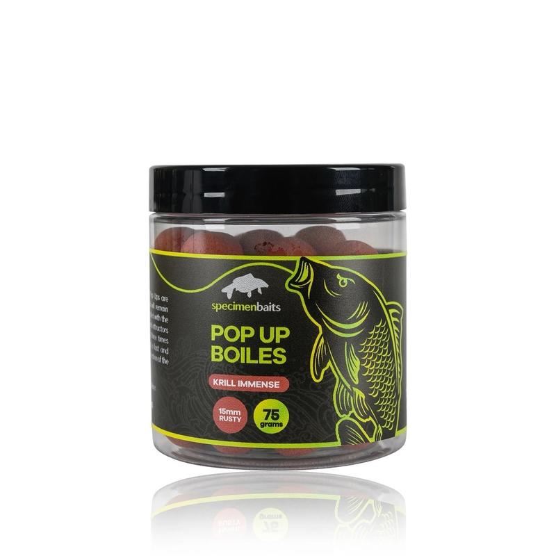 15mm Krill Immense Rusty Pop Ups - Specimen Baits UK 0