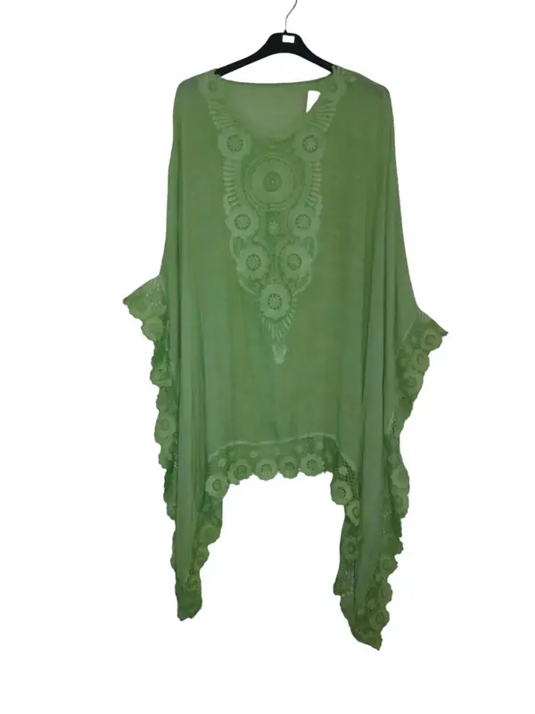 Women,s Italian Border Lace Kaftan UK Sizes Fits 16 to 24 Basic Batwing 3