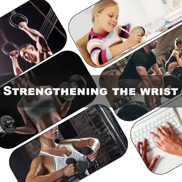 Adjustable Forearm Strengthener with Stainless Steel Spring - Gripper 5-60 kg Grip Exerciser for Strong Wrists, Fingers, Forearm, Hands 7