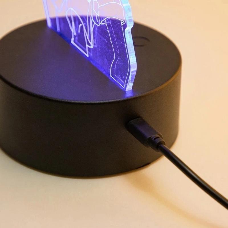【2025】Stitch - 3D LED Light Children LED Night Light USB LED Table Lamp for Bedroom Decoration Chirstmas Gift - 29 Different Designs - With & Without Remote - Emitting 7 & 16 Different Colours 5