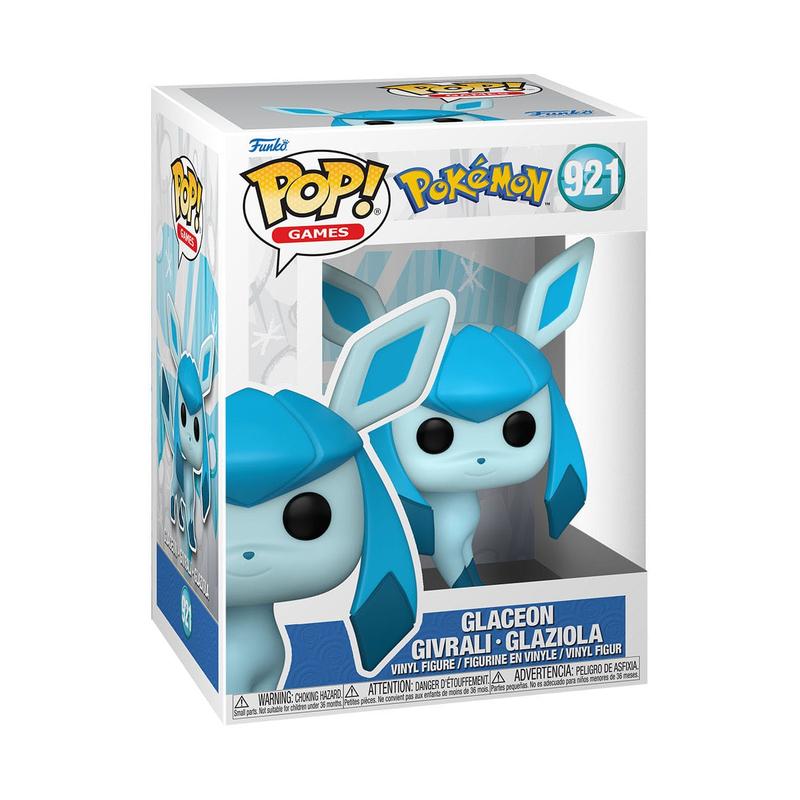 Pokemon POP! Games Vinyl Figure Glaceon (EMEA) 9 cm - Collectible Toy for Pokemon Fans 0