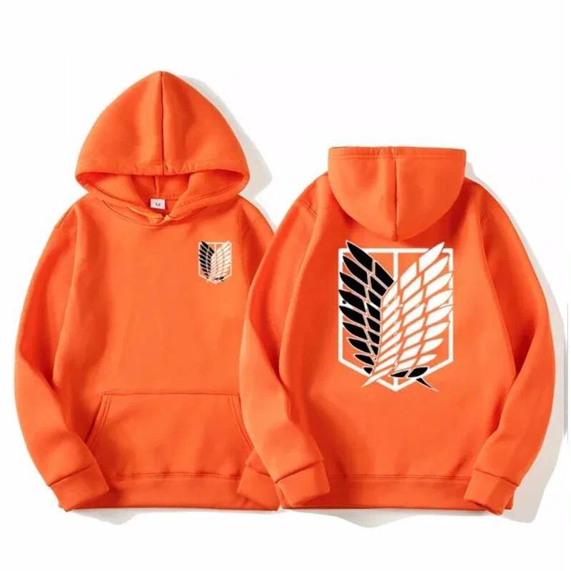 Attack on Titan Men's Hoodie Anime Hoodies Men Women Streetwear Pullover Harajuku Shingeki no Kyojin Hoodies Sweatshirt Clothes Menswear Tops Gamis Long Sleeve Casual Graphic Longsleeves Wetsuit 7