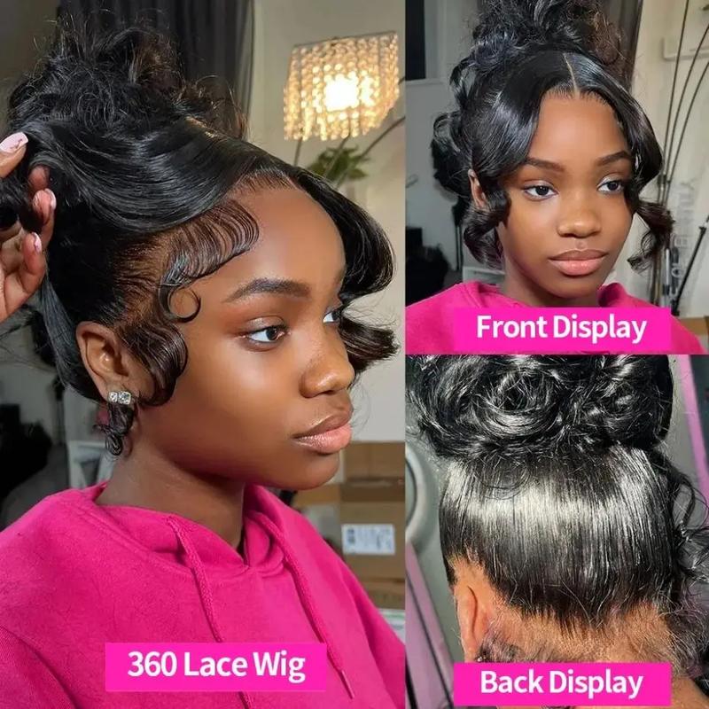 Product Introduction of 30 32 Inch 360 Lace Front Wigs Human Hair Body Wave HD Lace Front Wigs Human Hair Pre Plucked for Women Brazilian Virgin 360 Full Lace Human Hair Wigs Pre Plucked with Baby Hair Natural Color 22