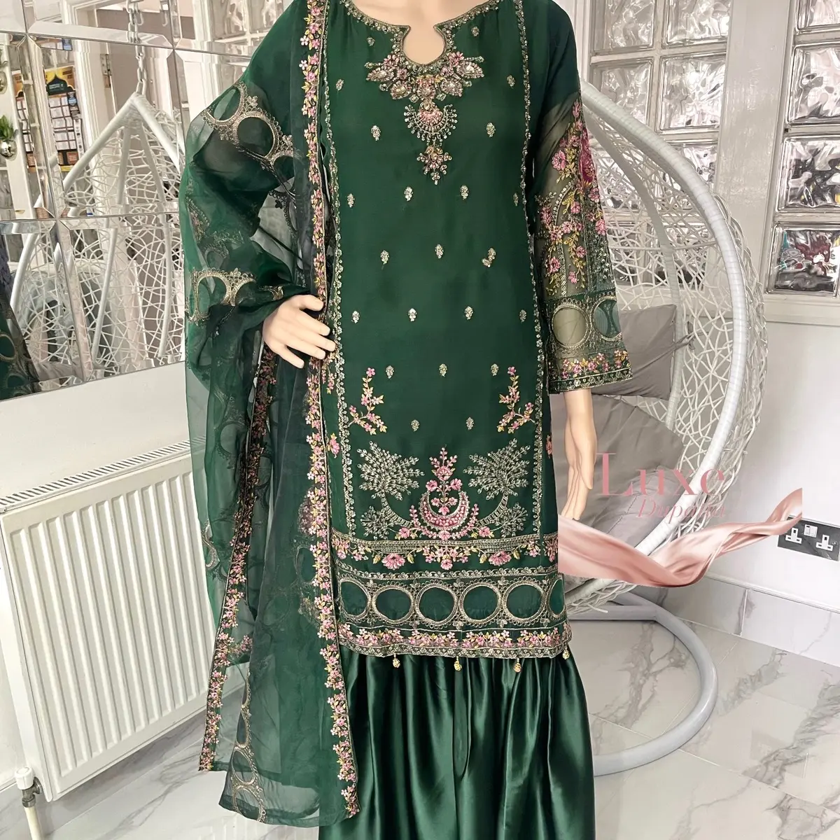 Chiffon Sharara suit
