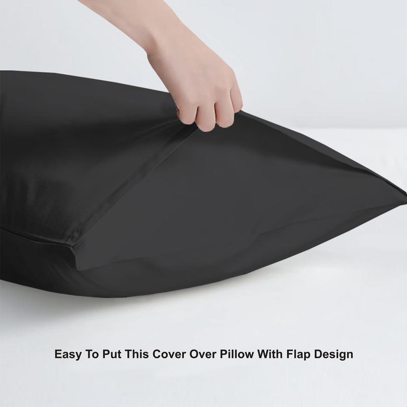 Plain Polycotton Pillow Case Luxury Fine Poly cotton Housewife Pair Pack Pillows Cover Cases quality  pillow 4