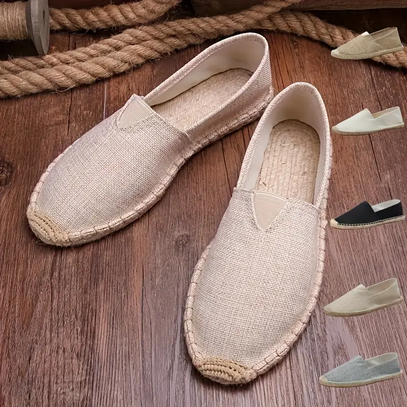 Men's Espadrilles Loafer Shoes, Casual Slip-on Shoes, Comfortable Walking Shoes Footwear Slipon 0