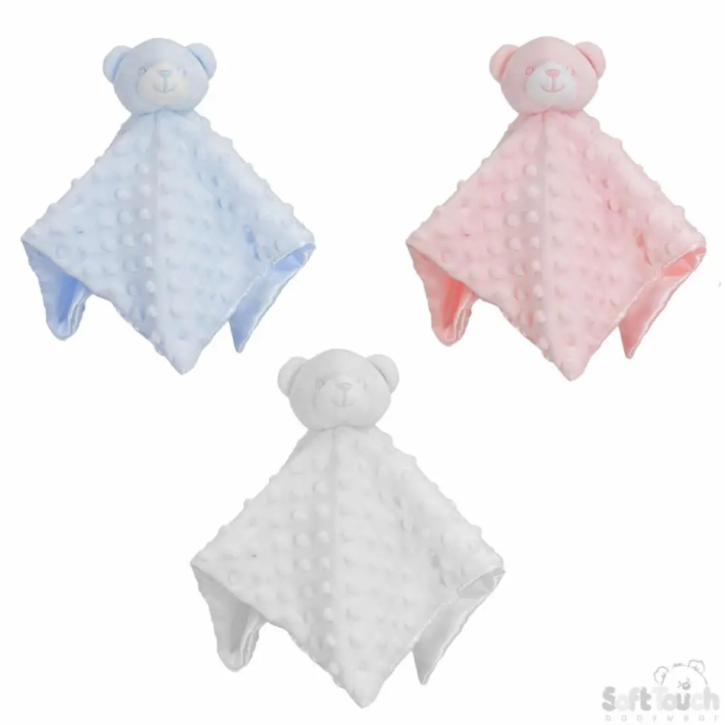 Soft Touch Baby Bear Comforter Bubble Cosy Soft Material with Silk Lining Baby Teddy Bear Gift Toy