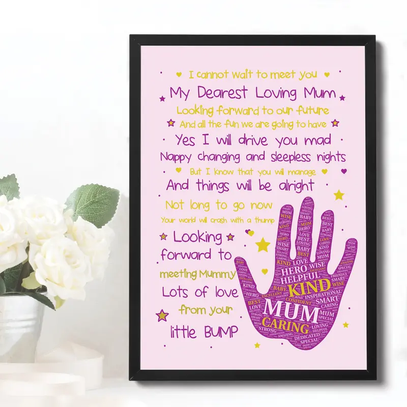 Mummy To Be Baby Shower Gifts From The Bump Baby Poem Gifts 1