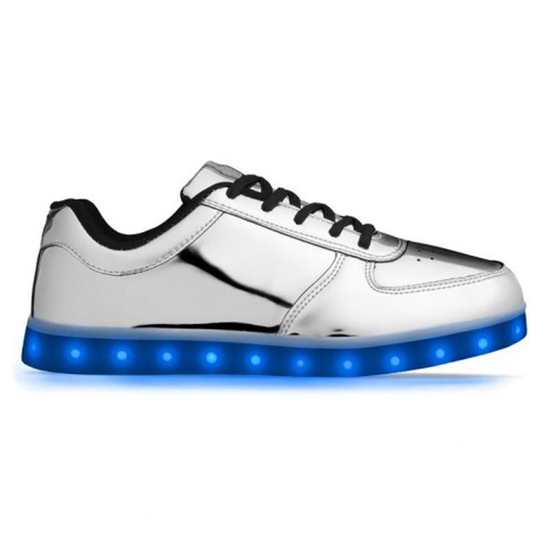 Womens Girls LED Light Up Party Christmas Disco Rechargeable USB Trainers Shoes Casual Training Runner Sneaker 4