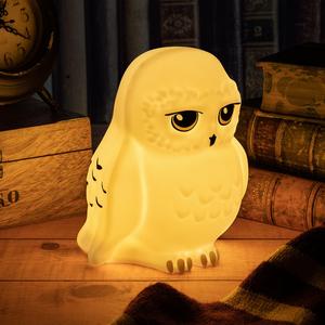 Harry Potter Hedwig Night Light - Officially Licensed Harry Potter Decor Gift, Bedroom Portable Mood Light for Kids, Battery Powered bedroom  bedside room  light sleep  lamp and desk  light