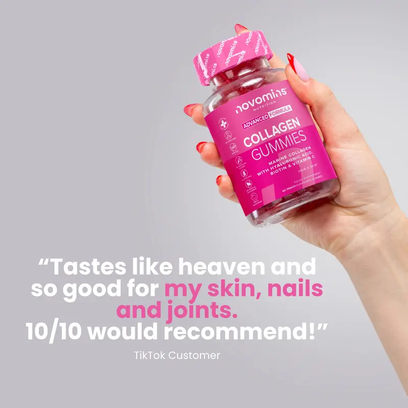 Collagen Gummies - Boost Collagen & Support Hair, Skin, Nails and Joint Health - Superior Type 1 Hydrolysed Collagen - Infused with Biotin, Vitamin C and Hyaluronic Acid - Gluten Free - GMO Free - Gelatine Free 5