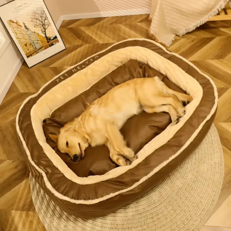 HOOPET Dog House Winter Warm Dog Bed Pet Supplies Four Seasons Universal Dog Cushion Winter Sleeping with Warm Sleeping Cushion products 3