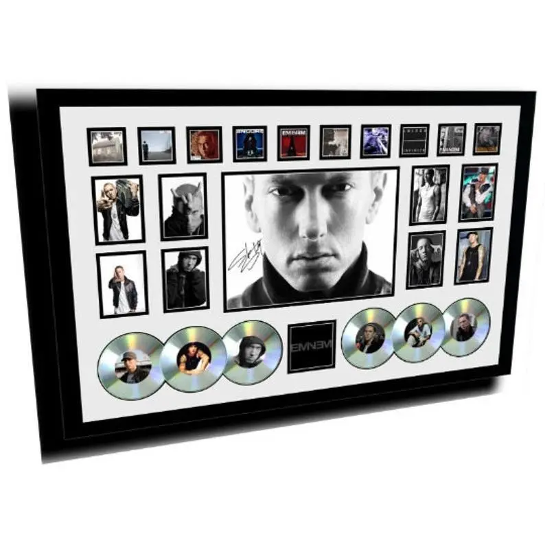 Eminem Slim Shady Photo Signed Limited Edition Memorabilia Frame