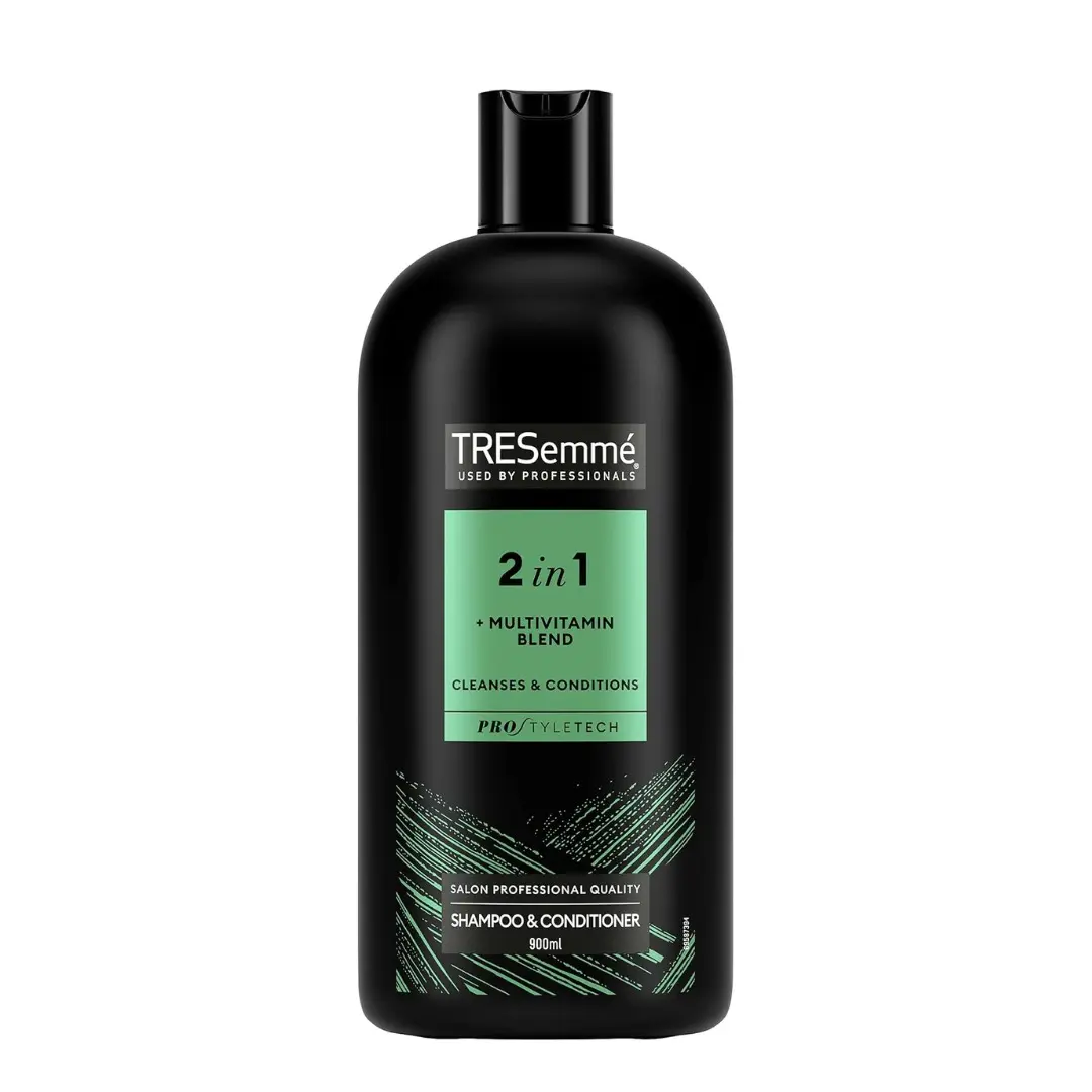 TRESemmé Replenish & Cleanse 2 in 1 Shampoo & Conditioner with multi-vitamin cleansing shampoo for all hair types 900 ml Haircare Nourishing Cleanser Comfort