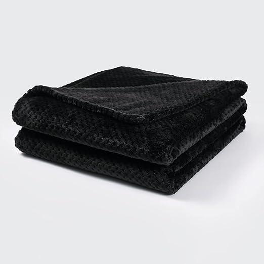 Bear & Panda Waffle Flannel Fleece Mink Throw - Sofa /Bedspread/ travel Blankets 3