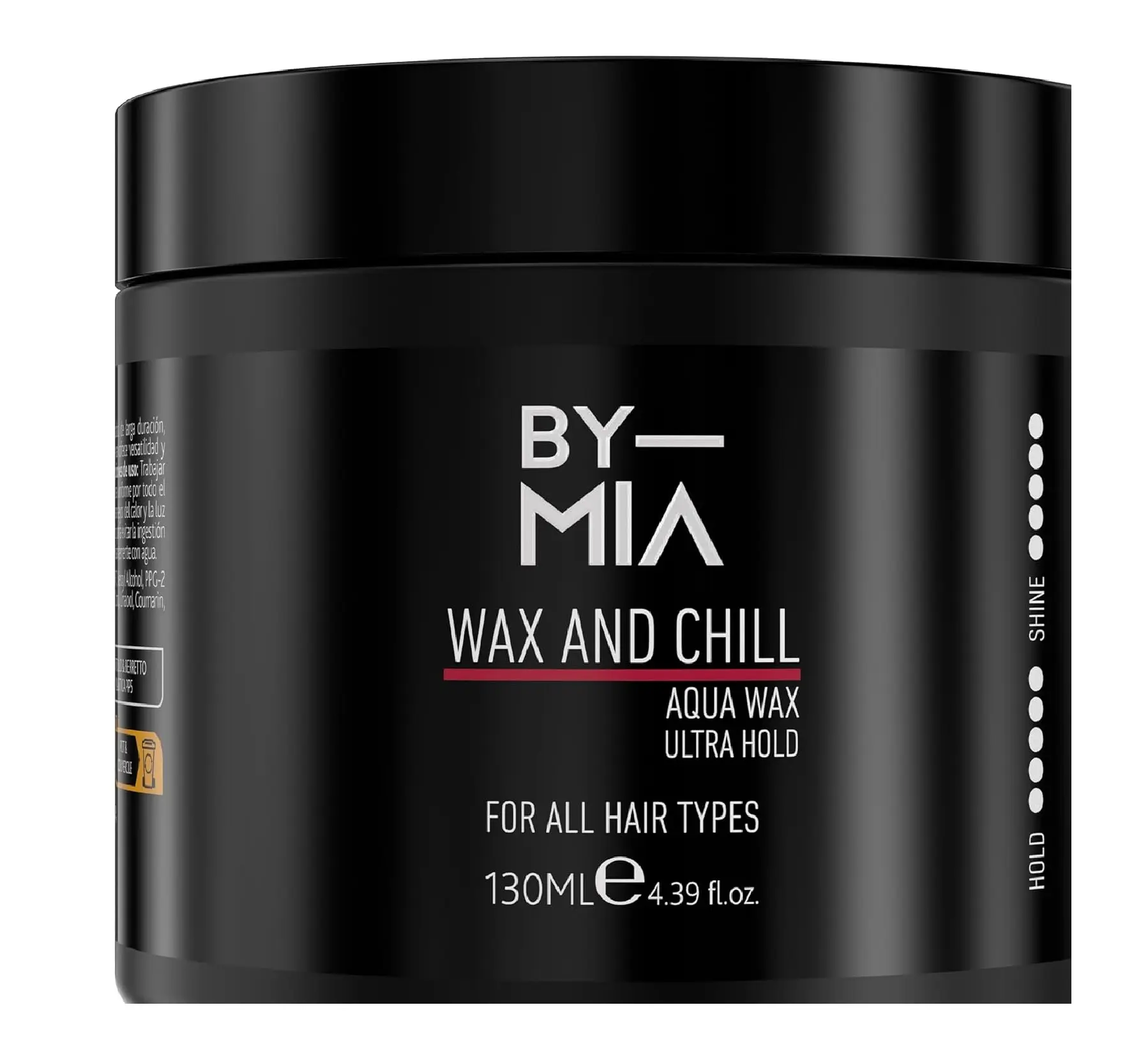 BY MIA Hair Styling Aqua Wax - Wax and Chill - Ultra Hold & Shine - 130 ml for Men & Women Hair Wax Haircare Lightweight Gel
