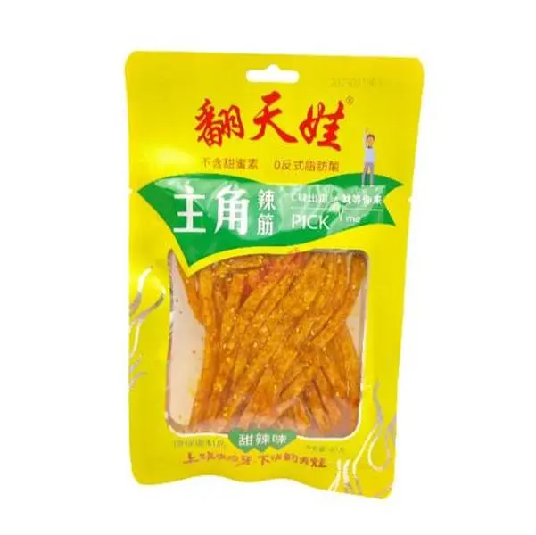 Fantianwa Spicy Gluten Strip Snack Sweet Spicy Flavour 88g (1 Pack to 3 Packs)