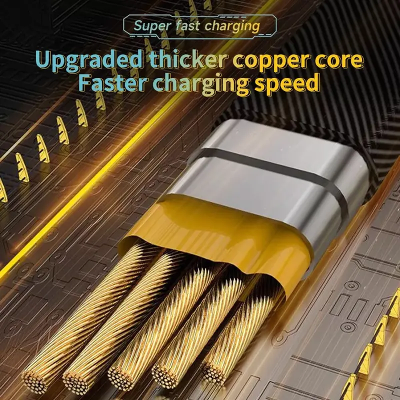 [ UK SELLER] Dual Head Type-c Data USB 4-in-1 PD 65W Fast Charging Cable Flash Charging Cable For iPhone15/14/13/12/11 Pro Max/XS MAX/XR/XS/X/8/iPad/Samsung Notebook Phone Charging Cable Smartphone Cellphone Mobile Electronic multi charger Alloy Android c 5
