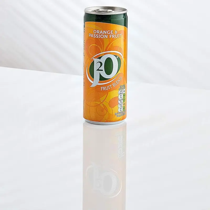 J2O Fruit Juice – Orange and Passion Fruit, 250ml Cans (Pack of 12) | Refreshing & Fruity Drink Beverage Tangy 3