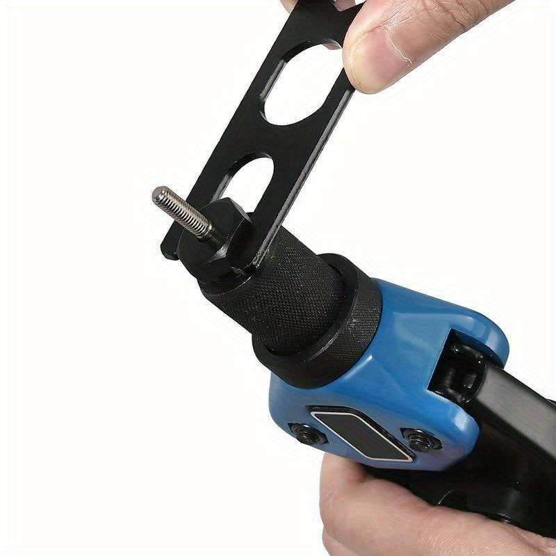 Product Introduction of Professional 13" Hand Rivet Nut Gun Hand Riveter Rivnut Tool Kit with 7 Pcs Metric Mandrels and 110 Pcs Rivet Nuts from M3 to M12, Labor-Saving Design, with Carrying Case 14