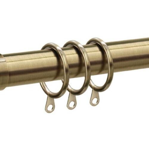 12 Pack Metal Curtain Rings Heavy Duty For Rods Poles Voile Hooks 30mm Diameter 2