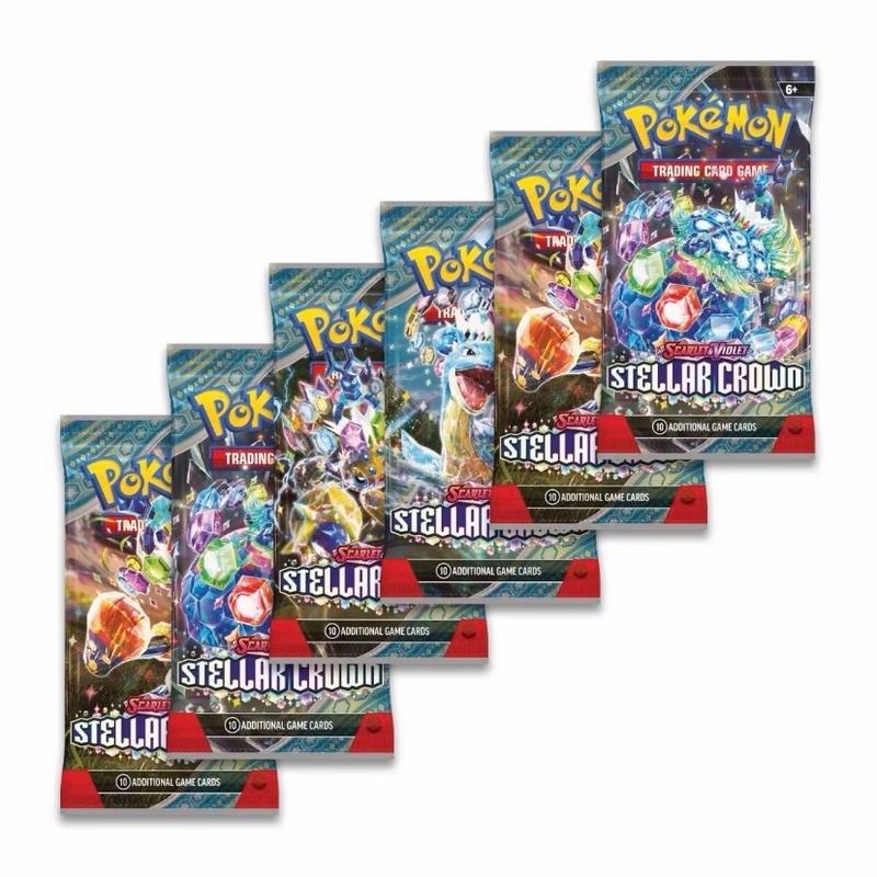 Stellar Crown Booster Pack(s) - Pokemon Scarlet & Violet - Sealed/Opened Live pack 5
