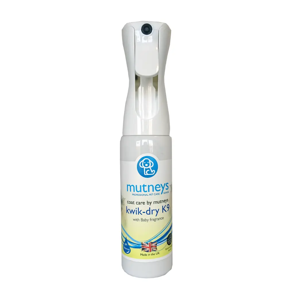 Mutneys Kwik-Dry K9 Spray for Dogs | Suitable for all breeds | 300ml