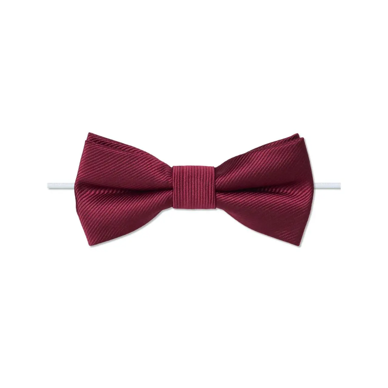 Boys elasticated dickie bow - Burgundy