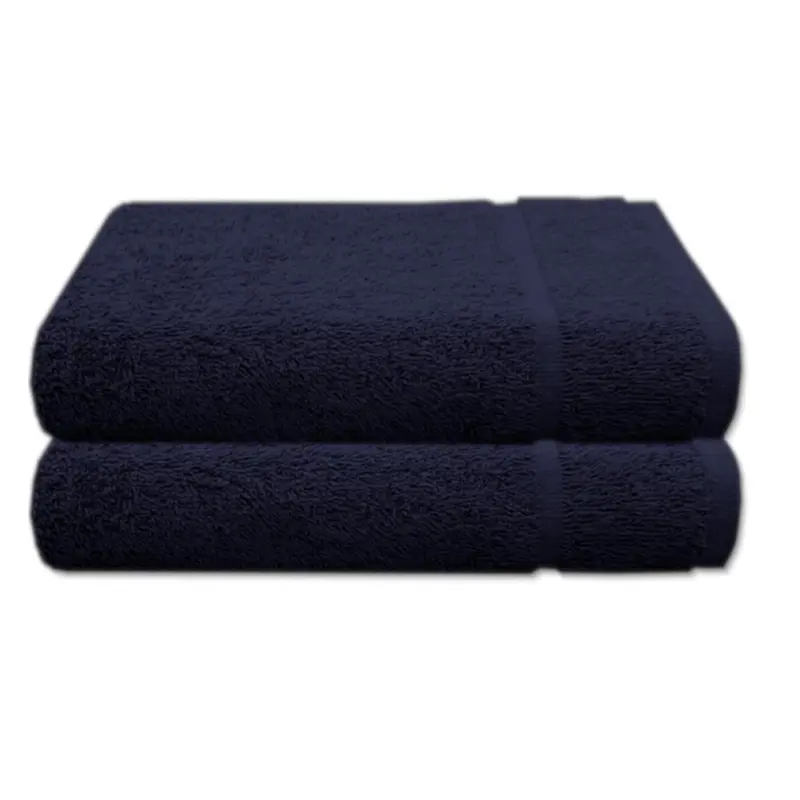 A & B TRADERS - 2x Cotton Hand Towels - 100% Ring Spun Quick Dry Hand Towels - Large Size 50 x 85cm Soft Absorbent Reusable 3