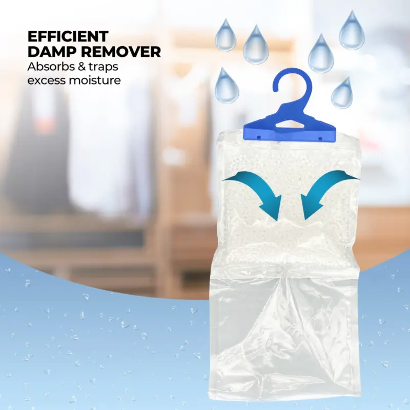 Hanging Wardrobe Dehumidifier Condensation Remover Moisture Absorber Clothes Car 3
