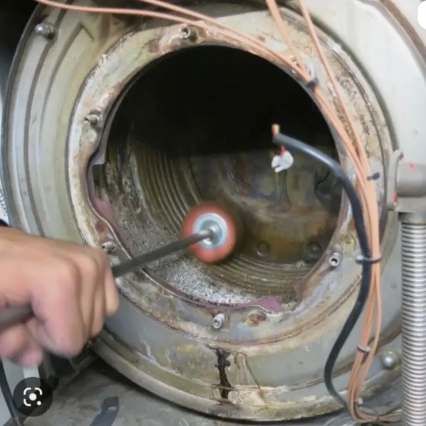 Giannoni heat exchanger cleaning tool with 300mm extension bar