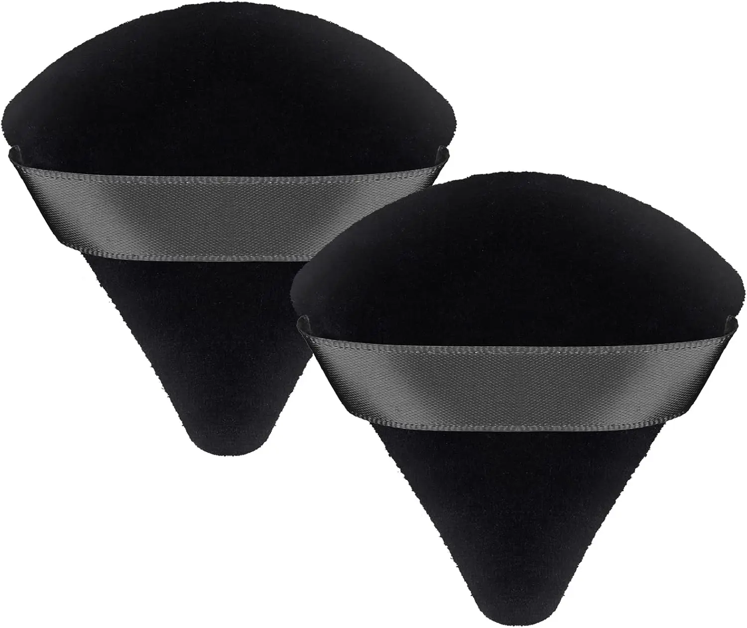 Comfort Triangle Soft Cosmetic Powder Puff, 2 Counts Dry Wet Use Makeup Sponge Puffs, Makeup Tool for Blending & Facial Detailing, Makeup Bundles, Holiday Essentials, Skincare Tools, Makeup Bundles, Makeup Set, Christmas Gift Choice