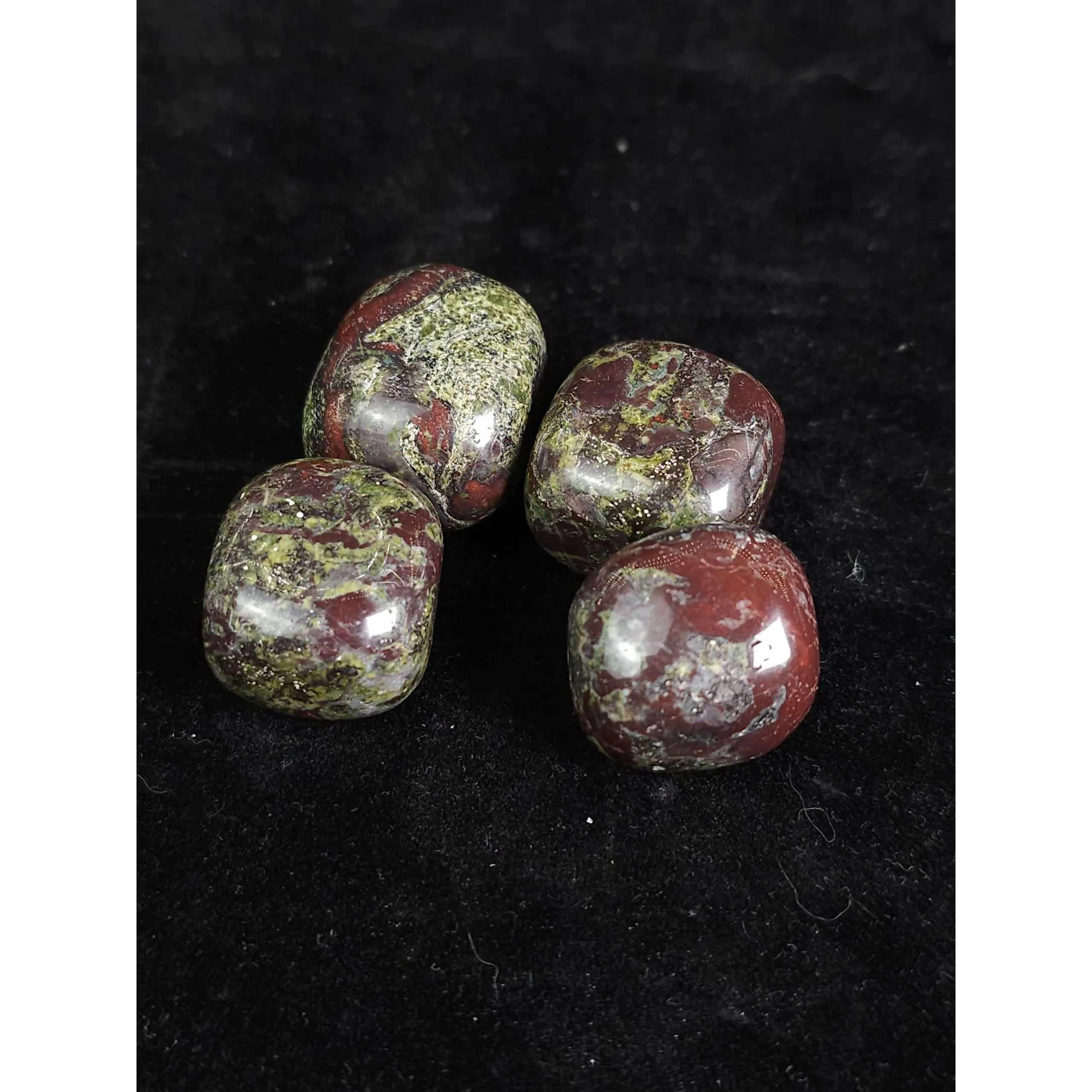 Dragons Blood Jasper Polished Tumbled Stone - 13-20g