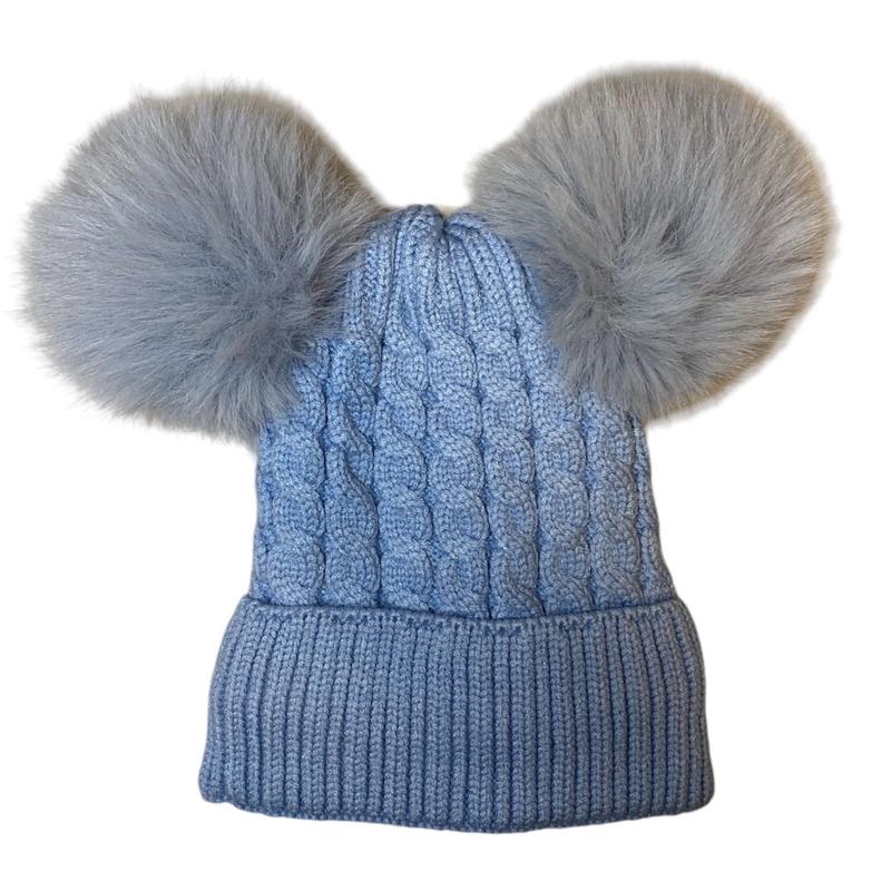 Product Introduction of Girls Double Pom Pom Hats - Age 1 To 5, Kids Fashion Accessories 10