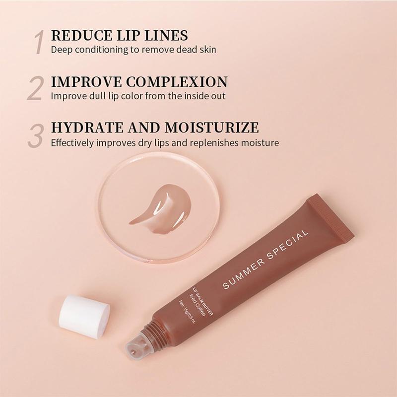 Summer Special Lip Balm,Moisturizing Natural Lip Balm,Ultra-Hydrating,Nourishing Lip Care with Natural Ingredients,Shea Butter & Olive Butter,Soothes & Softens Dry Lips (4PCS) Comfort Skincare jelly pop leopard  lipgloss 5